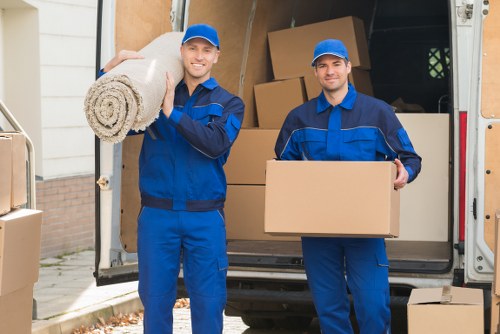 Professional movers handling luxury home moves in South Kensington
